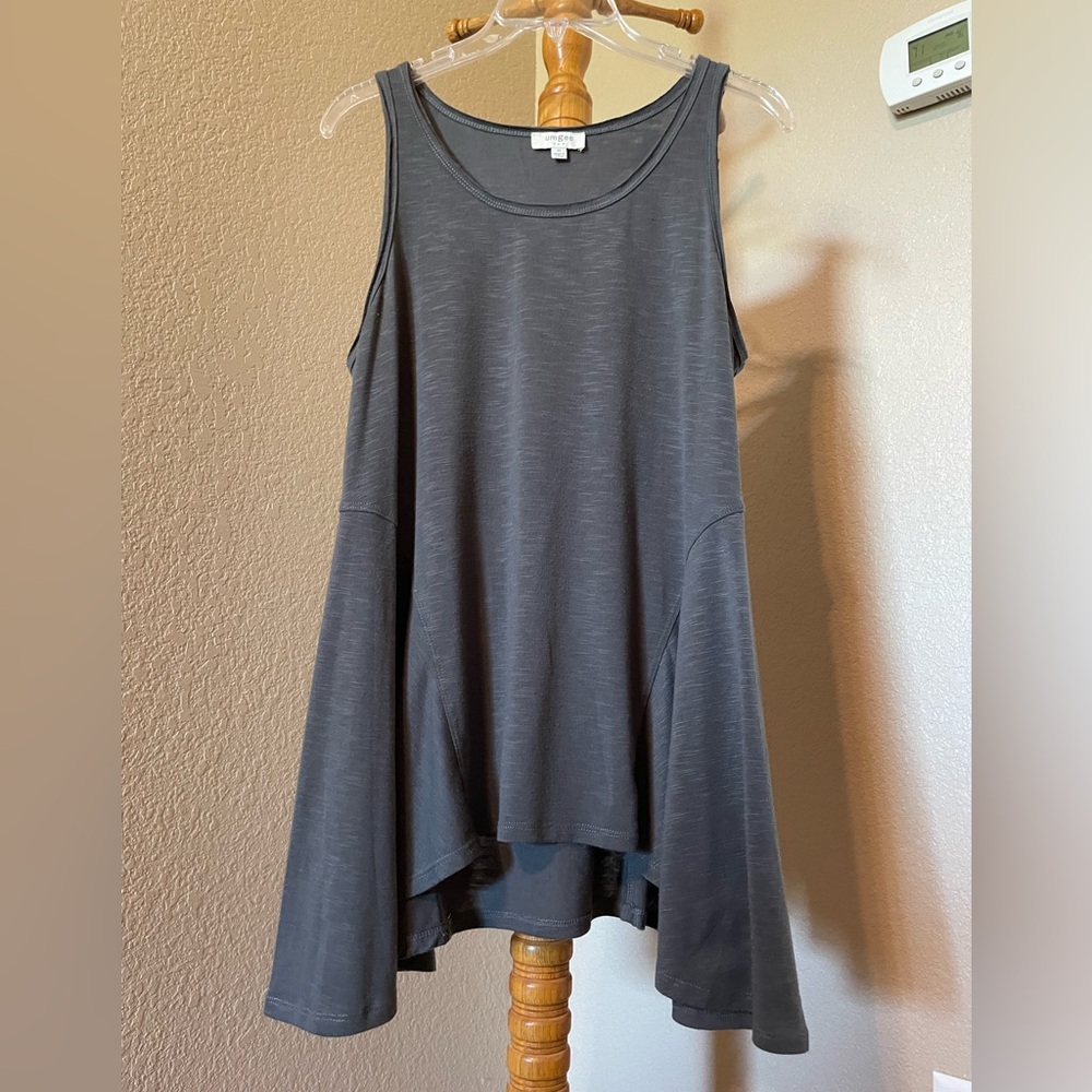 Dark Gray Sleeveless Women's Tunic